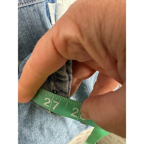 PacSun women’s jeans, high waisted patchwork cargo barrel cut packets streetwear - Picture 8 of 10